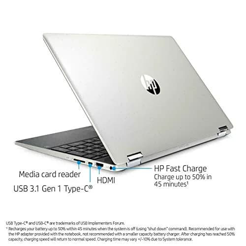 HP Pavilion 15.6" 2-in-1 Convertible HD Touchscreen Laptop |Intel Core i5-10210U|8GB DDR4|512GB SSD thumbnail 4