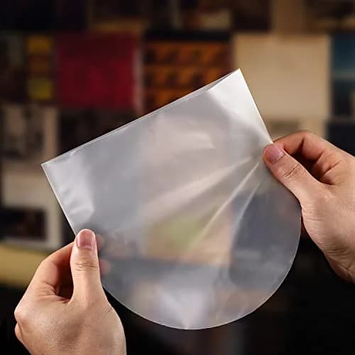Facmogu 7 Inch Vinyl Record Sleeves | Anti-Static Inner Sleeves for LPs | 100 Pack thumbnail 3