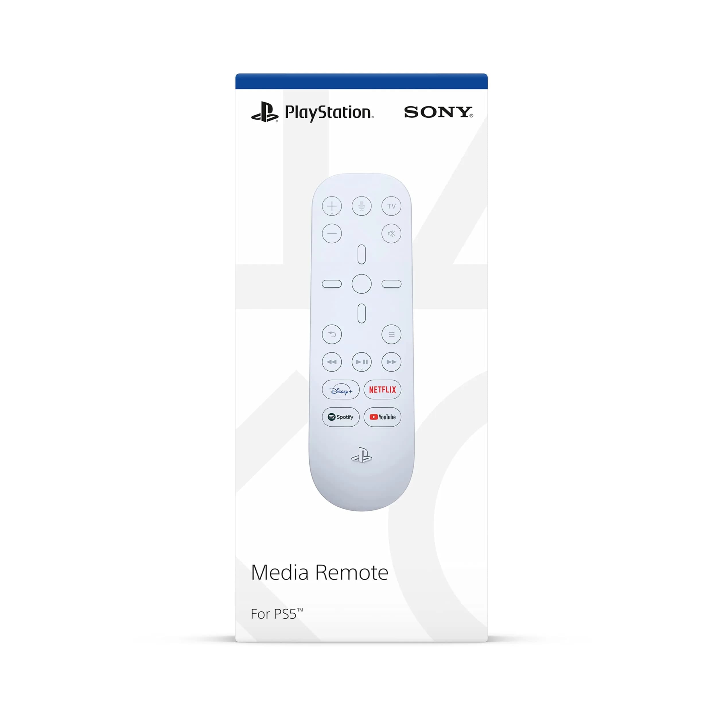 PlayStation Media Remote for PS5 Console & Compatible TVs | White - view 2