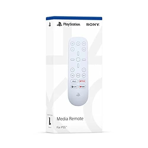 PlayStation Media Remote for PS5 Console & Compatible TVs | White thumbnail 3