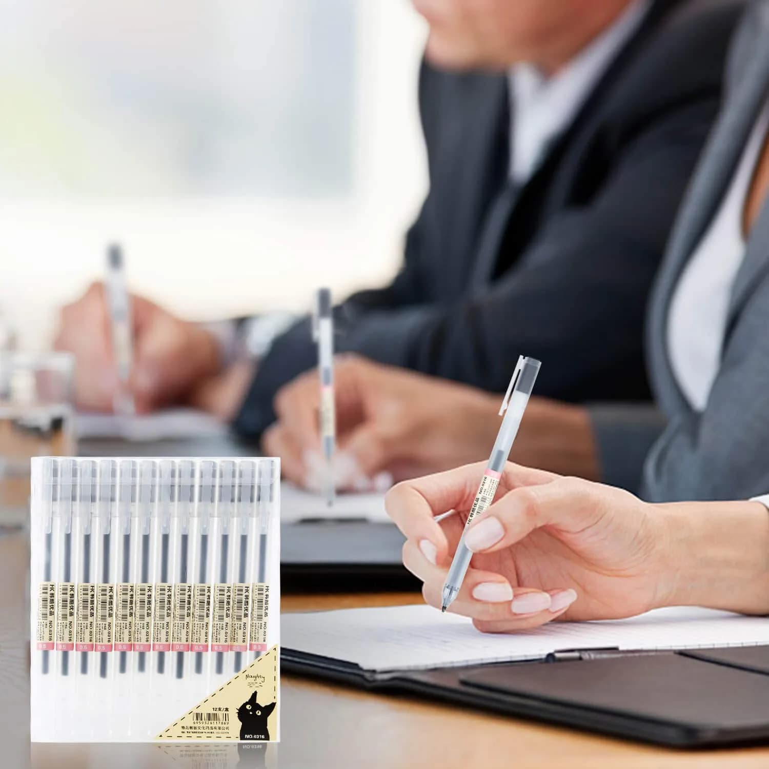 XSG Black Gel Pens 0.5mm Fine Point | Smooth Ink Flow for Office & School - view 6
