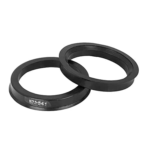 X AUTOHAUX Black Plastic Hub Centric Rings 67.1mm OD to 54.1mm ID | Eliminate Steering Wheel Vibrations thumbnail 6