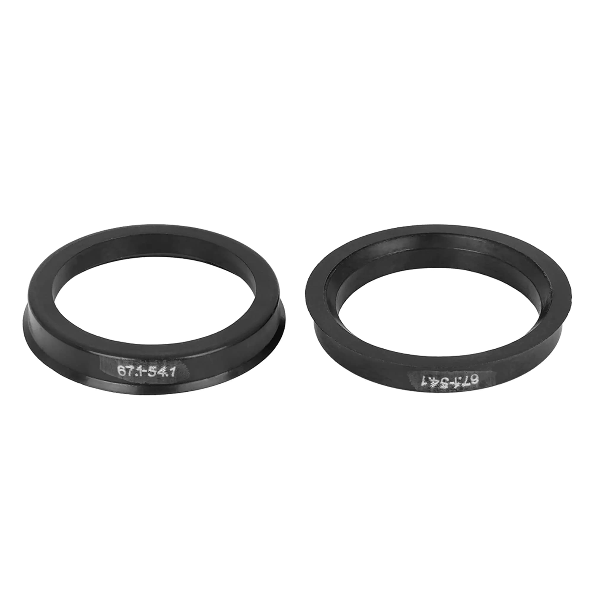 X AUTOHAUX Black Plastic Hub Centric Rings 67.1mm OD to 54.1mm ID | Eliminate Steering Wheel Vibrations - view 7