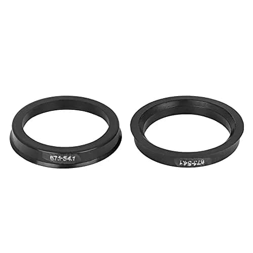 X AUTOHAUX Black Plastic Hub Centric Rings 67.1mm OD to 54.1mm ID | Eliminate Steering Wheel Vibrations thumbnail 7
