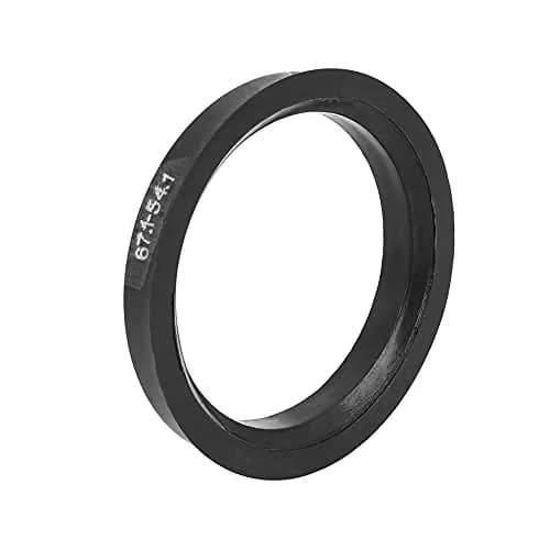 X AUTOHAUX Black Plastic Hub Centric Rings 67.1mm OD to 54.1mm ID | Eliminate Steering Wheel Vibrations thumbnail 8