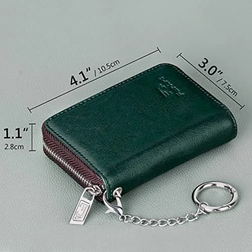 FurArt RFID Blocking Zipper Wallet for Women & Unisex Adults | 11 cm (4.3") x 8 cm (3") x 2 cm (0.9") thumbnail 6