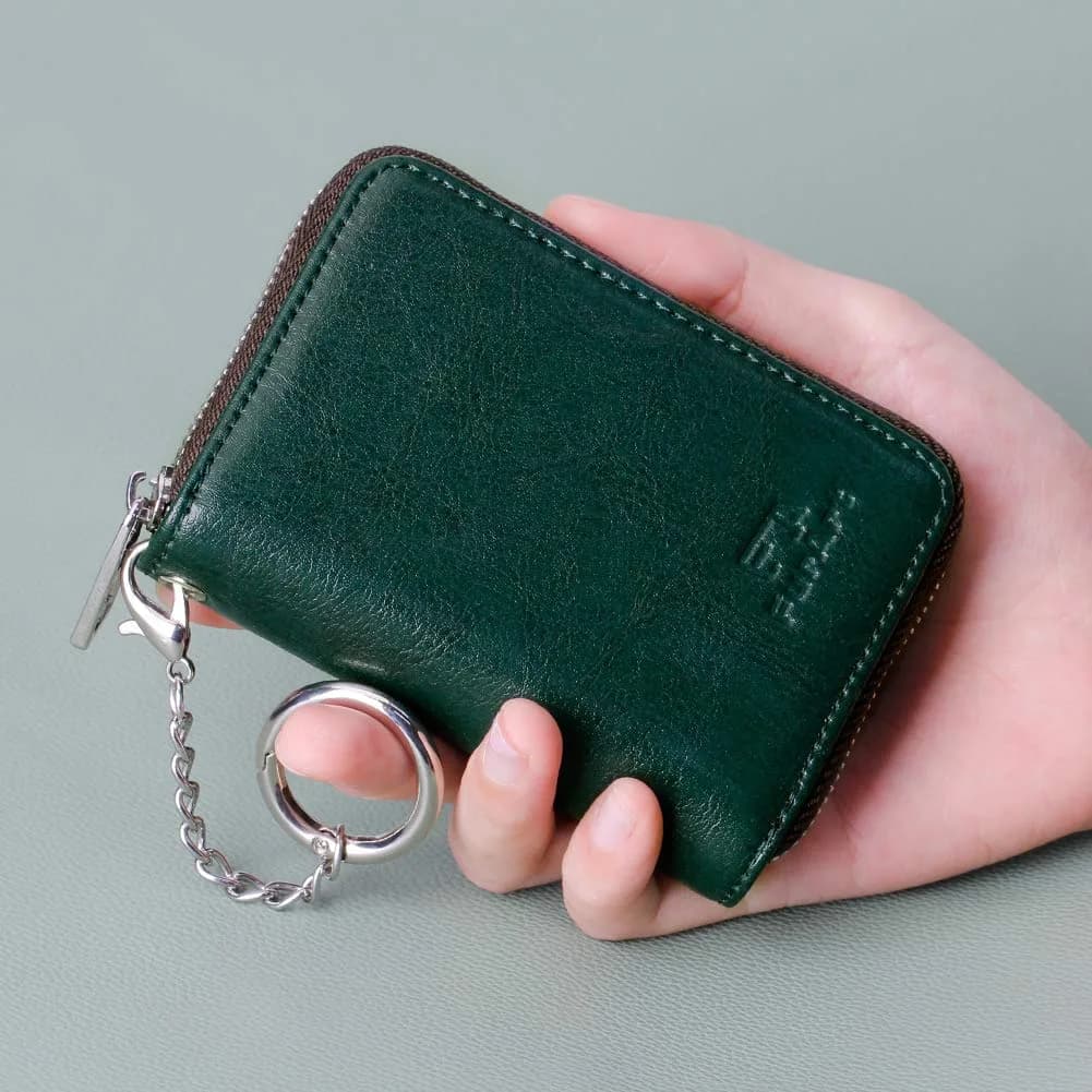 FurArt RFID Blocking Zipper Wallet for Women & Unisex Adults | 11 cm (4.3") x 8 cm (3") x 2 cm (0.9") - view 4