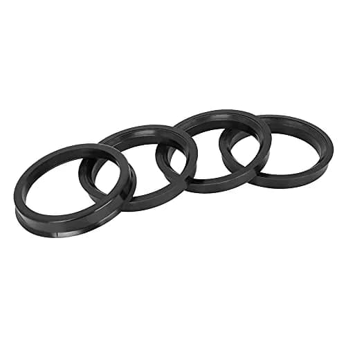X AUTOHAUX Plastic Hub Centric Rings 67.1mm OD to 56.1mm ID Black | Eliminate Steering Wheel Vibrations thumbnail 1