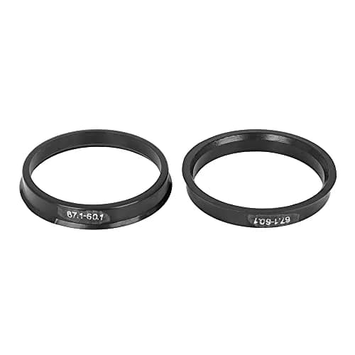 X AUTOHAUX Plastic Hub Centric Rings 67.1mm OD to 60.1mm ID | Eliminate Steering Wheel Vibrations thumbnail 7