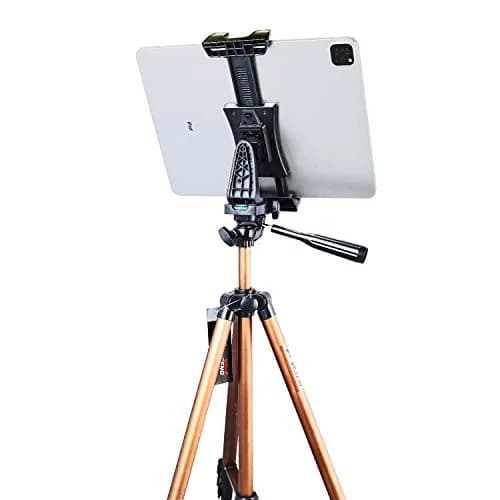 Peastrex iPad Tripod Mount Adapter 12.9in | 360° Rotatable Tablet Clamp Holder for iPad Pro & More thumbnail 9