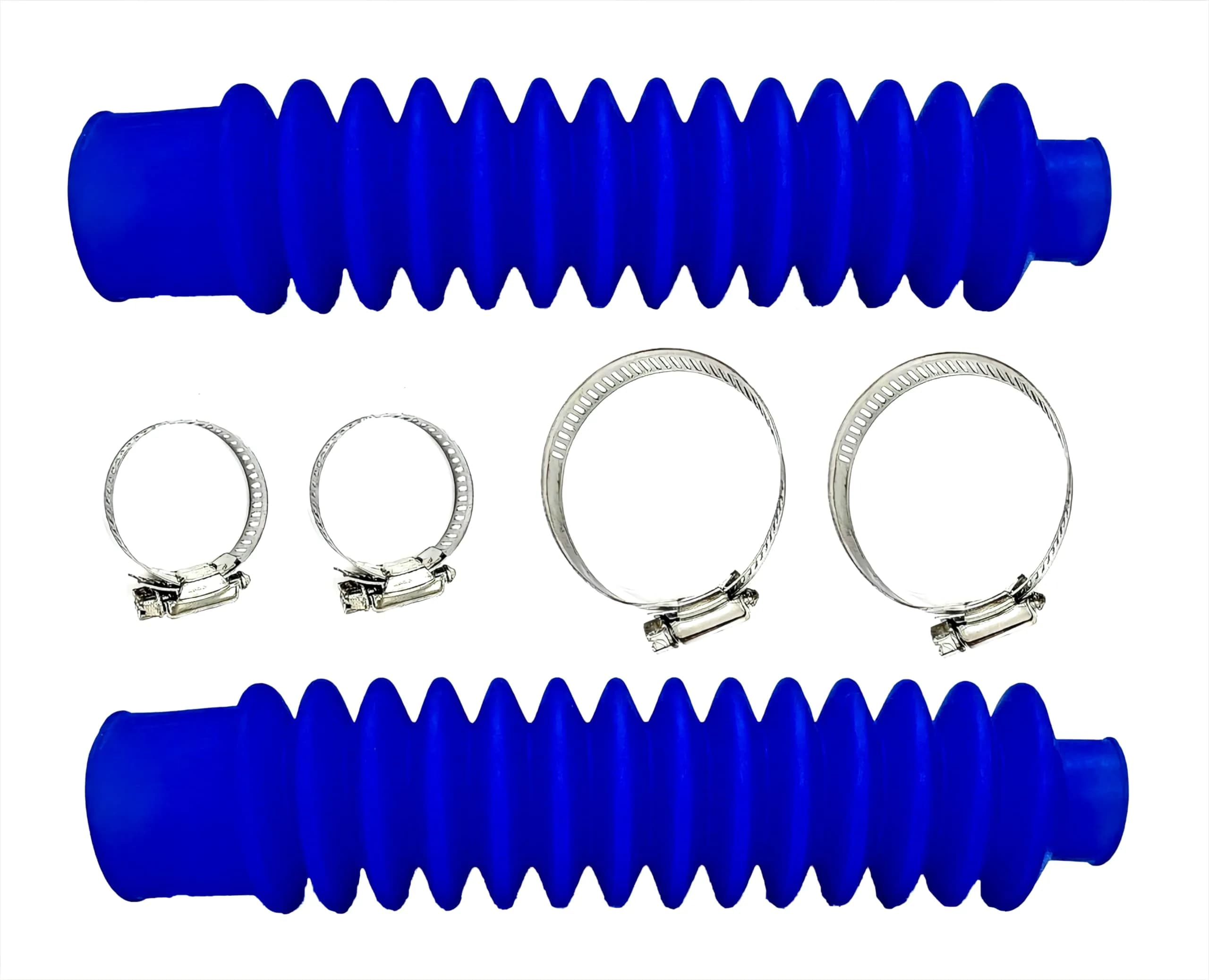 HCLLPS Universal Fork Boots for Honda ATC 200X 1983-1987 | Protects Fork Seals & Tubes