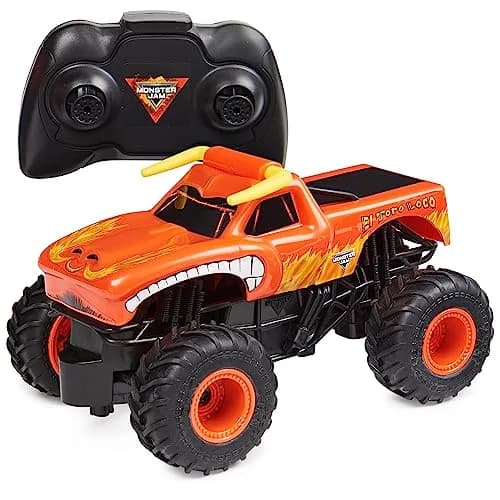 Monster Jam Monster Mutt Dalmatian RC Monster Truck 1:24 Scale | Official 2.4 GHz Remote Control Toy for Ages 4+ — Multicolor