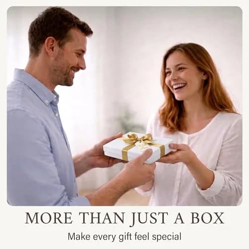 RJ Displays White Swirl Jewelry Gift Boxes 5.25" x 3.75" x 1" (25-Pack) | Protects Jewelry During Shipping thumbnail 7