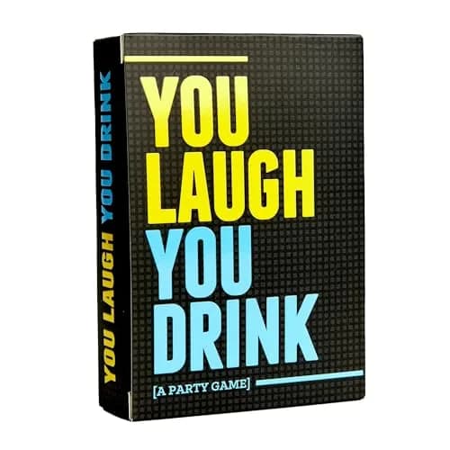 DSS Games You Laugh You Drink Party Game Tin | 150 Prompt Cards for Adults thumbnail 1