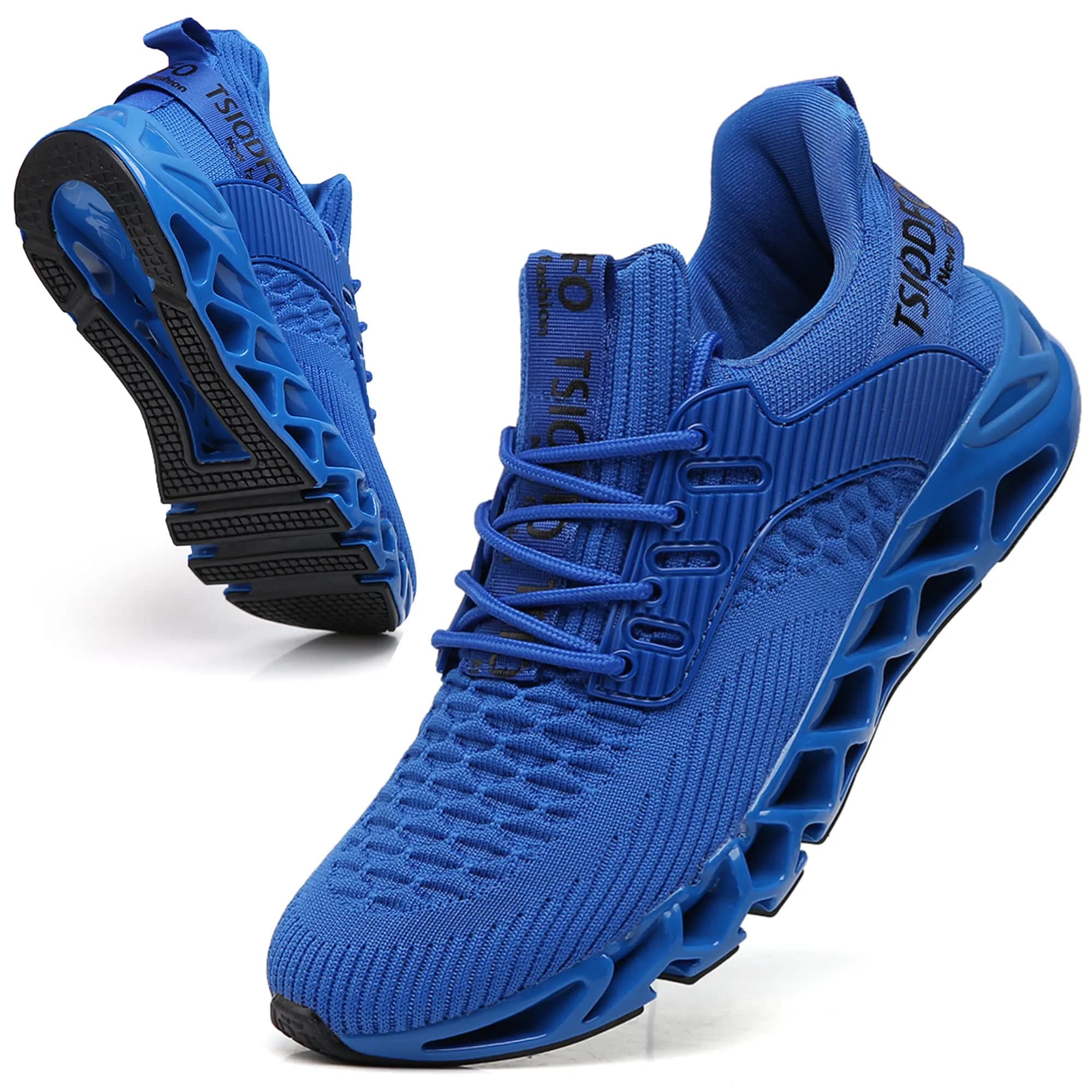 SKDOIUL Men Sport Running Sneakers 8 | Breathable Mesh Athletic Shoes for Men — A069 Light Blue