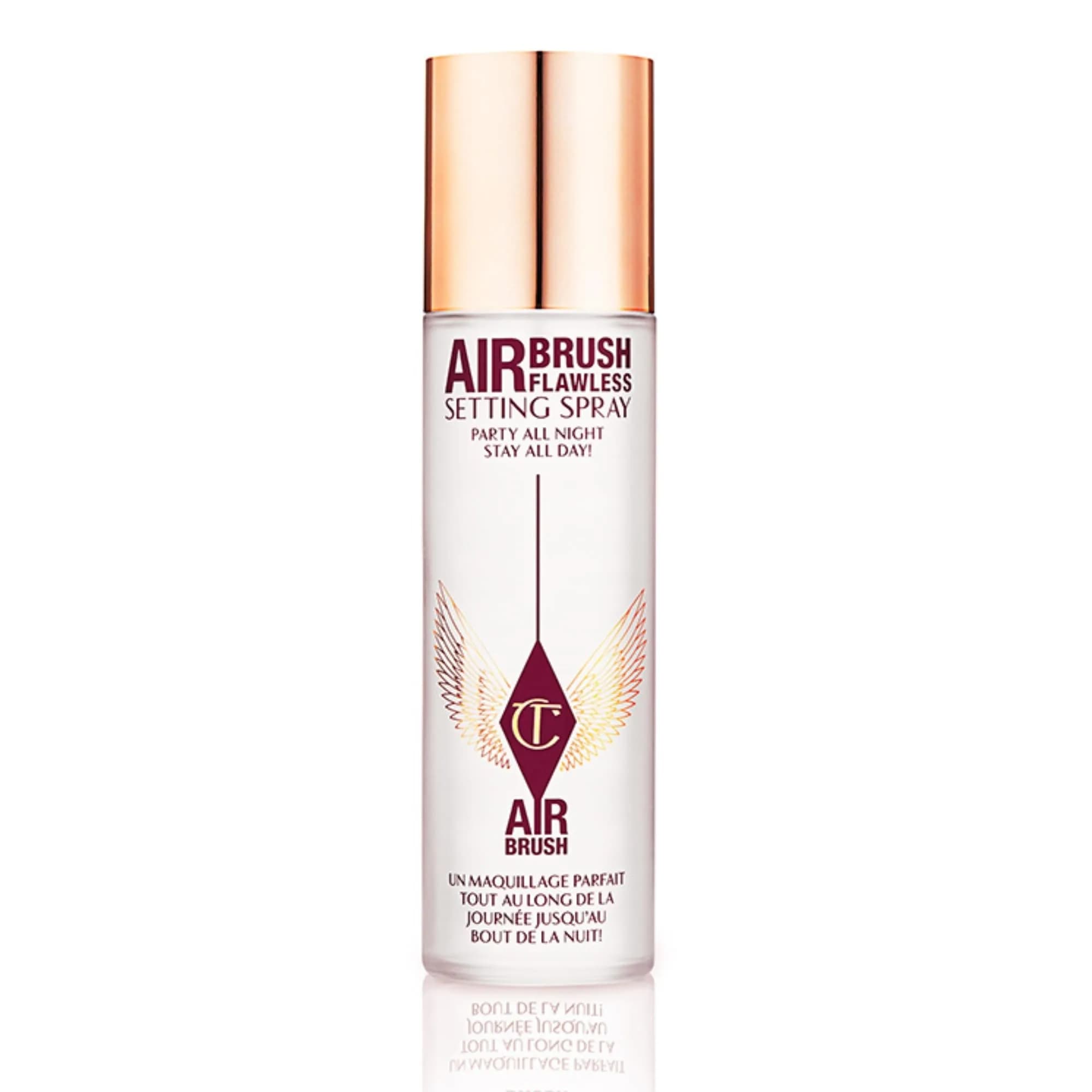 Charlotte Tilbury Airbrush Flawless Setting Spray - Hydrating & Waterproof | 3.38 Fl Oz | All-Day Makeup Lock & Hydration - main product image