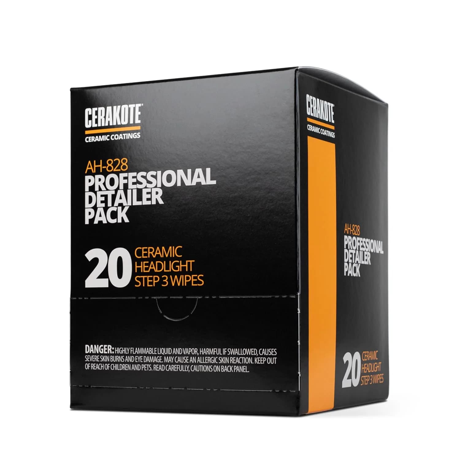 CERAKOTE Ceramic Headlight Restoration Detailer Pack 20 Ceramic Wipes | Restores Clarity & Protects Headlights