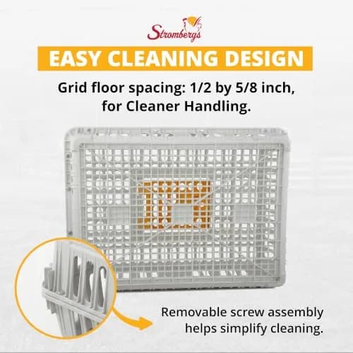 Stromberg's Poultry Transport Crate, Secure Chicken Carrier | Durable Outdoor Bird Cage thumbnail 6