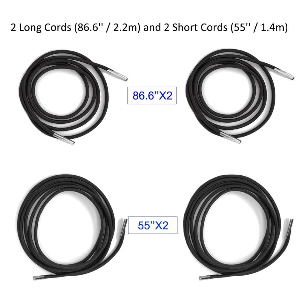 Bealuffe Replacement Recliner Cords 2.2m (86.6") & 1.4m (55") | Universal Fit for Zero Gravity Chairs - view 2