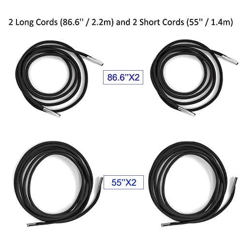 Bealuffe Replacement Recliner Cords 2.2m (86.6") & 1.4m (55") | Universal Fit for Zero Gravity Chairs thumbnail 2