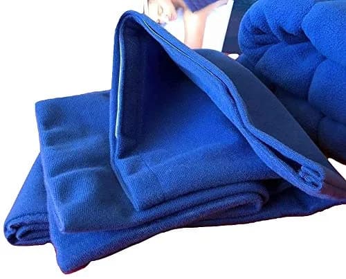 ComfortCloud Accessory Cover for XL Microwavable Heating Pad, Blue 53cm (21 inch) | Protects Heating Pads for All-Day Comfort thumbnail 1