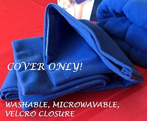 ComfortCloud Accessory Cover for XL Microwavable Heating Pad, Blue 53cm (21 inch) | Protects Heating Pads for All-Day Comfort thumbnail 5