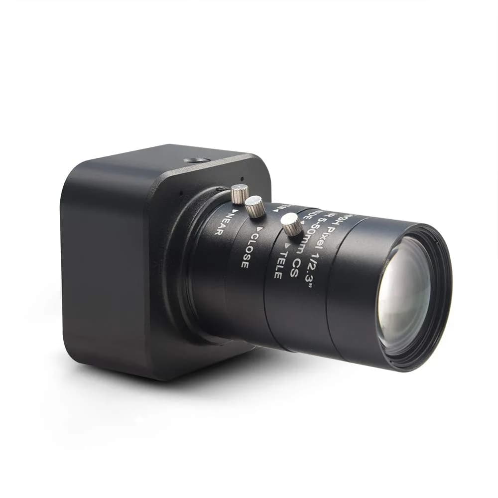 MOKOSE 4K HD USB Webcam Manual Focus Wide Angle for Desktop and Laptop Live Streaming, 3840 x 2160 UHD — With 5-50MM Telephoto Zoom lens )