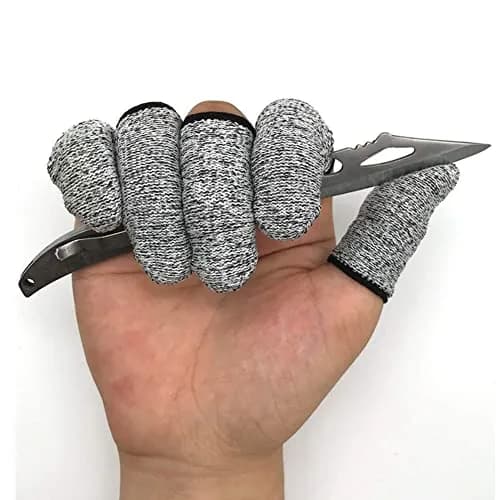 JADE KIT 20 PCS Finger Cots Cut Resistant Protector | Anti-Slip, Reusable, Breathable thumbnail 7