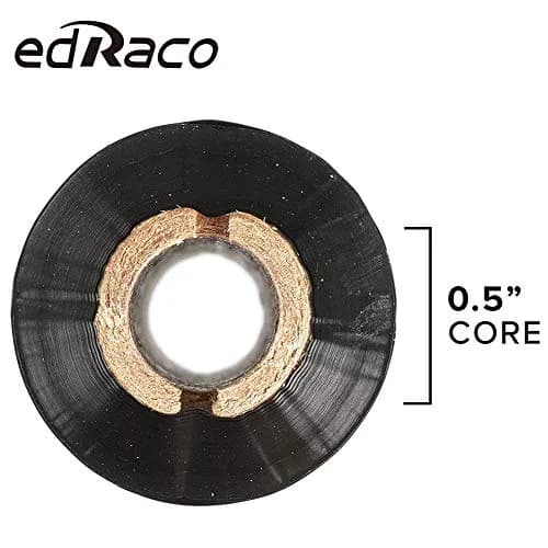 Edraco Enhanced Wax Thermal Transfer Ribbons 4.33" x 244' (110mm x 74m) - 8 Rolls | Bulk Pack for Zebra Desktop Printers thumbnail 6