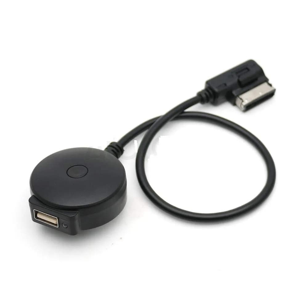 YuYue Electronic Bluetooth AUX Receiver Cable Adapter for VW Audi AMI MDI Interface 3G (Black, 30cm Cable)