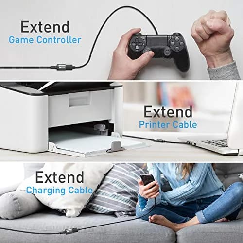 ITD ITANDA USB 3.0 Extension Cable 6ft (1.83m) | 5Gbps Data Transfer for Keyboard, Mouse, PlayStation, Xbox, Flash Drive, Printer, Camera and More thumbnail 5