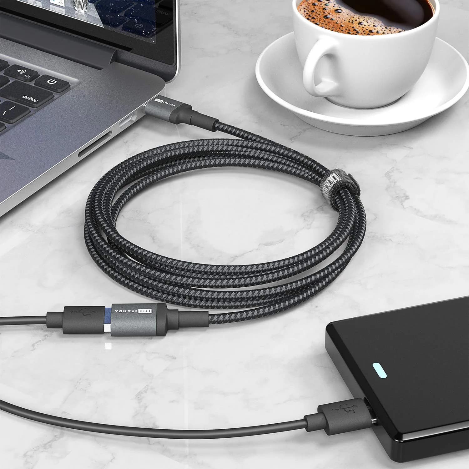 ITD ITANDA USB 3.0 Extension Cable 6ft (1.83m) | 5Gbps Data Transfer for Keyboard, Mouse, PlayStation, Xbox, Flash Drive, Printer, Camera and More - view 9