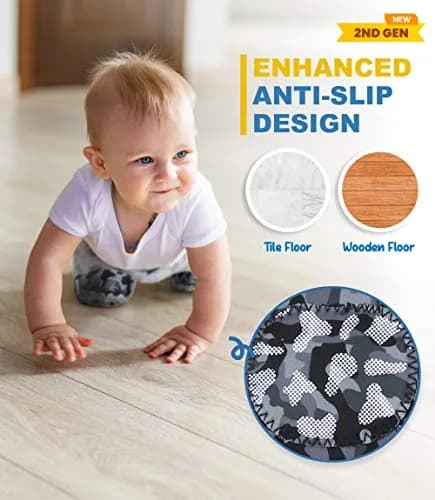 Simply Kids Baby Knee Pads for Crawling (2 Pairs) | CPSIA Certified Toddler Protector (70-120 chars) thumbnail 2