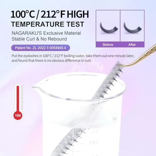 NAGARAKU Premade Volume Fans 6D 0.07 C 9-14mm Mix | Natural, Time-Saving Lash Extensions thumbnail 6