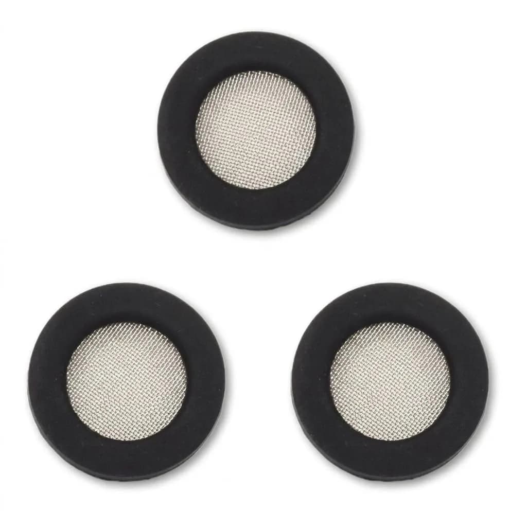 Olivia tree Black 20 pcs Silicone Washer Set | Prevents Leaks & Restricts Flow — Black 3 Pcs