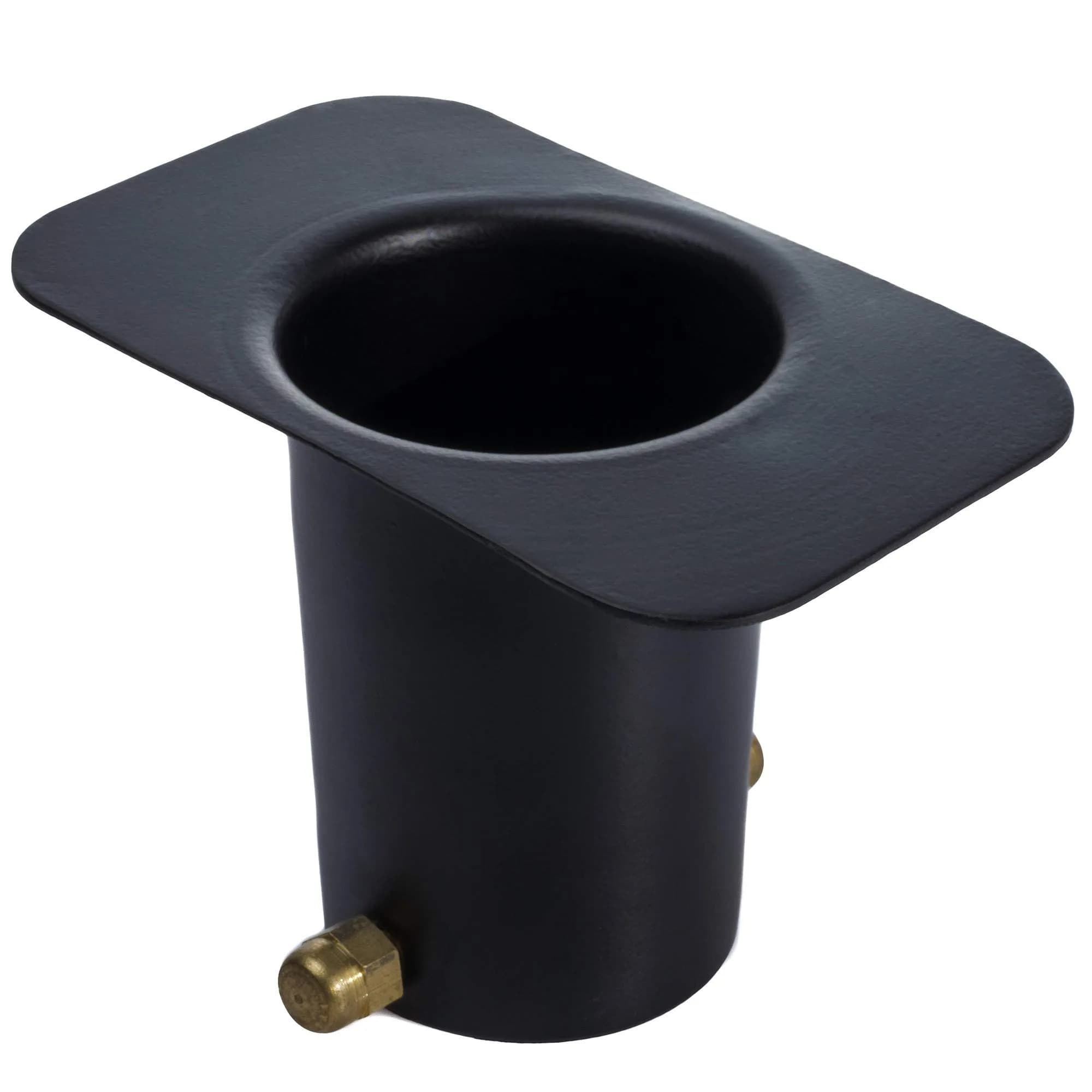 Monarch Rain Chains Gutter Adapter Black | Functional Water Flow Design for Heavy Rainfall - main product image