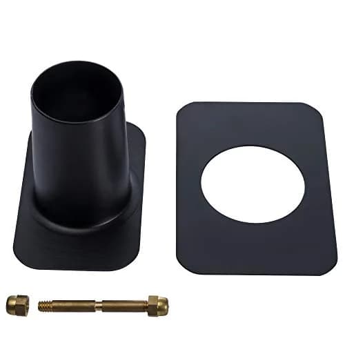 Monarch Rain Chains Gutter Adapter Black | Functional Water Flow Design for Heavy Rainfall thumbnail 4