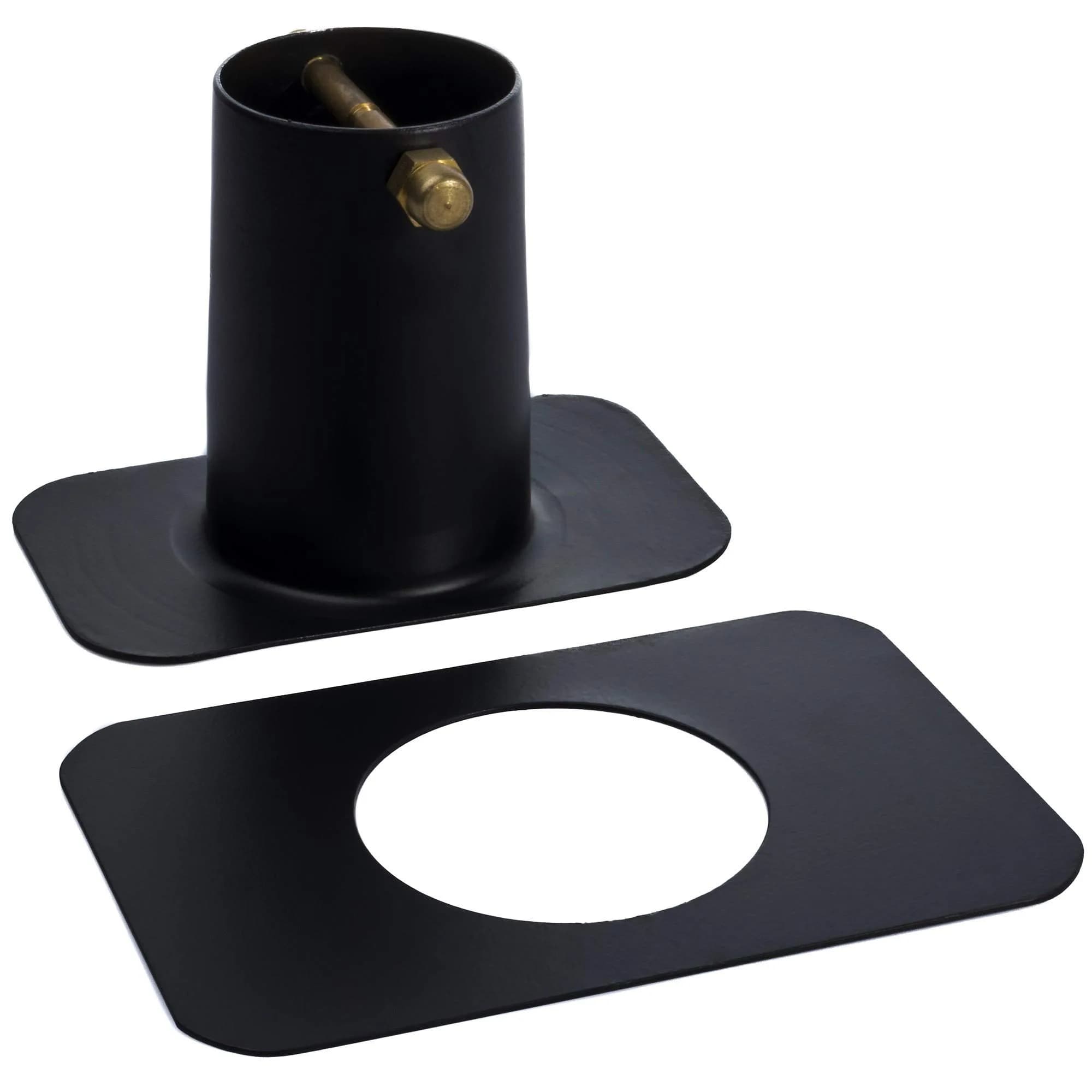 Monarch Rain Chains Gutter Adapter Black | Functional Water Flow Design for Heavy Rainfall - view 3