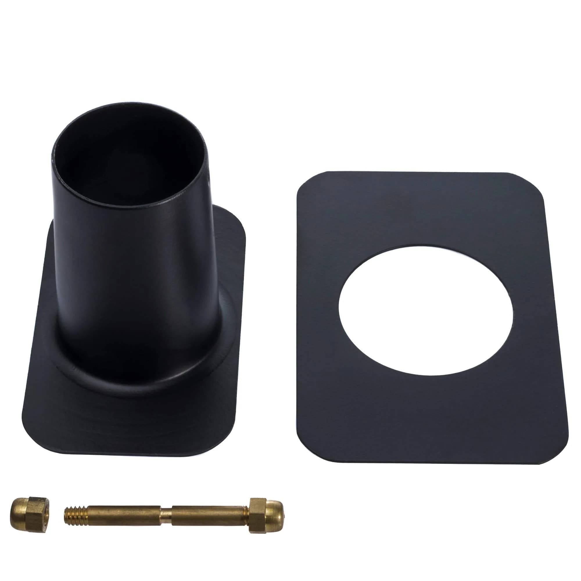 Monarch Rain Chains Gutter Adapter Black | Functional Water Flow Design for Heavy Rainfall - view 4