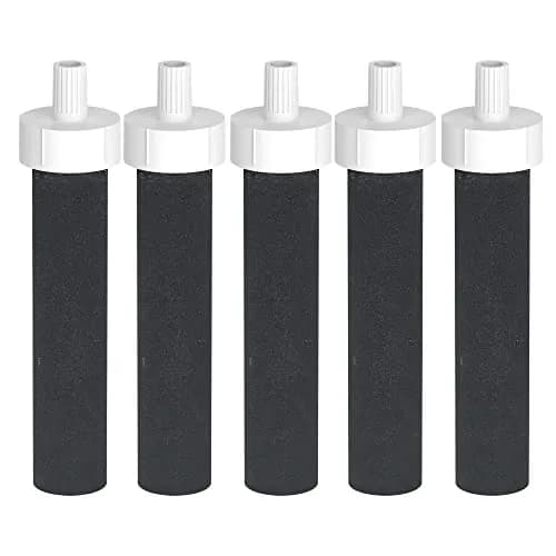 AQUA CREST Water Bottle Filter Replacement 5 Count | Advanced Coconut Carbon for Brita Bottles thumbnail 1