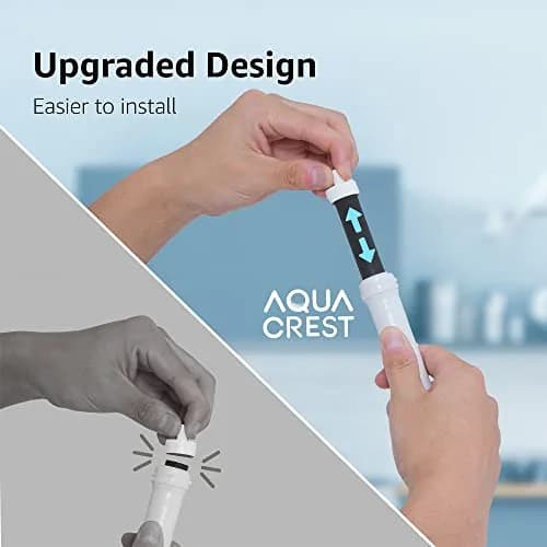 AQUA CREST Water Bottle Filter Replacement 5 Count | Advanced Coconut Carbon for Brita Bottles thumbnail 4