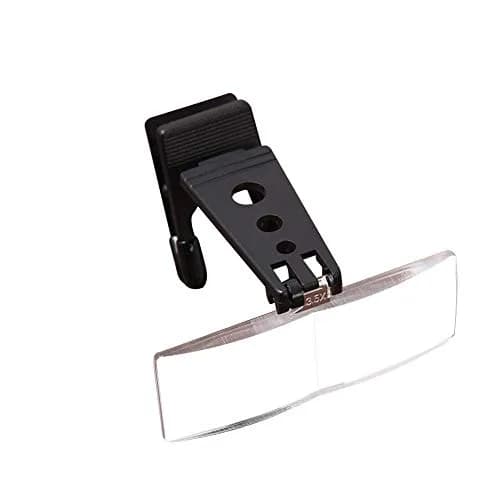 UXELY Clip-On Magnifier Glasses with 3 Interchangeable Lenses (1.5X, 2.5X, 3.5X) | Hands-Free Loupe for Detailed Work thumbnail 6
