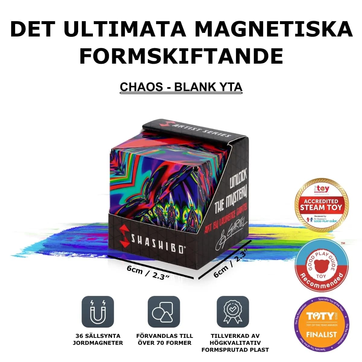 Shashibo Dodeca Tales of Ovirnia Magnetic Fidget Cube - Chaos / DODECA | ASTM-Tested Educational Toy - view 3