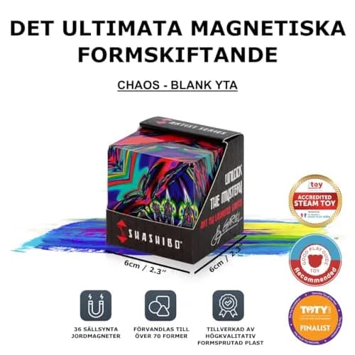 Shashibo DODECA Magnetic Puzzle Cube Chaos 5.8cm (2.3in) | STEM Educational Fidget Toy thumbnail 3