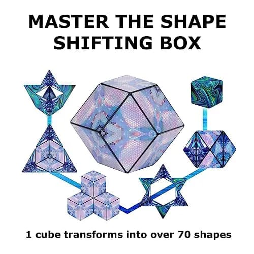 Shashibo DODECA Magnetic Puzzle Cube Mystic Ocean 5.8cm (2.3in) | STEM Educational Fidget Toy thumbnail 5