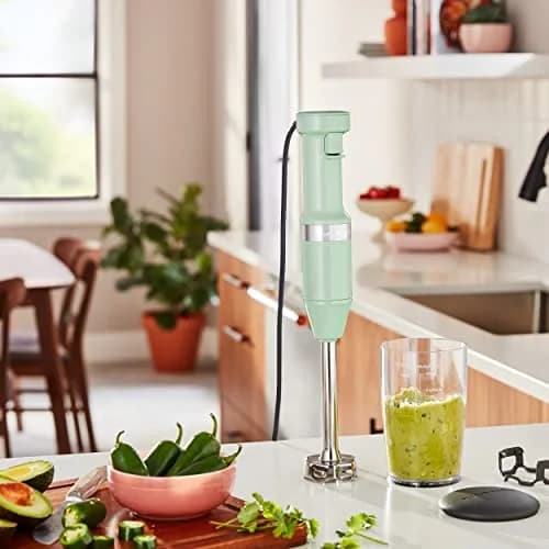 KitchenAid Variable Speed Corded Hand Blender KHBV53 Pistachio | 180W Power for Smoothies & Soups thumbnail 4