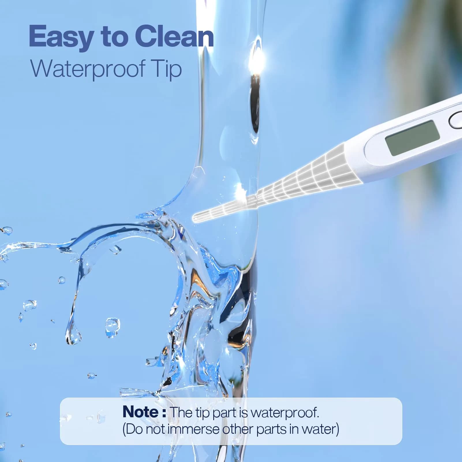 Boncare Digital Thermometer for Adults, Kids & Babies, Gray | Accurate & Fast 10-Second Reading - view 5