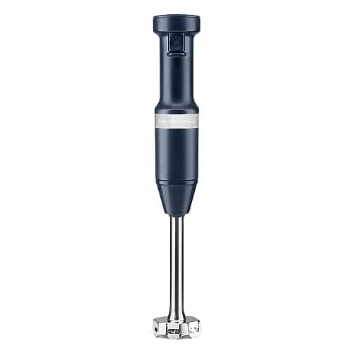 KitchenAid Variable Speed Corded Hand Blender KHBV53 Ink Blue 180W (0.26 L) | Blends Smoothies, Soups, Sauces thumbnail 1