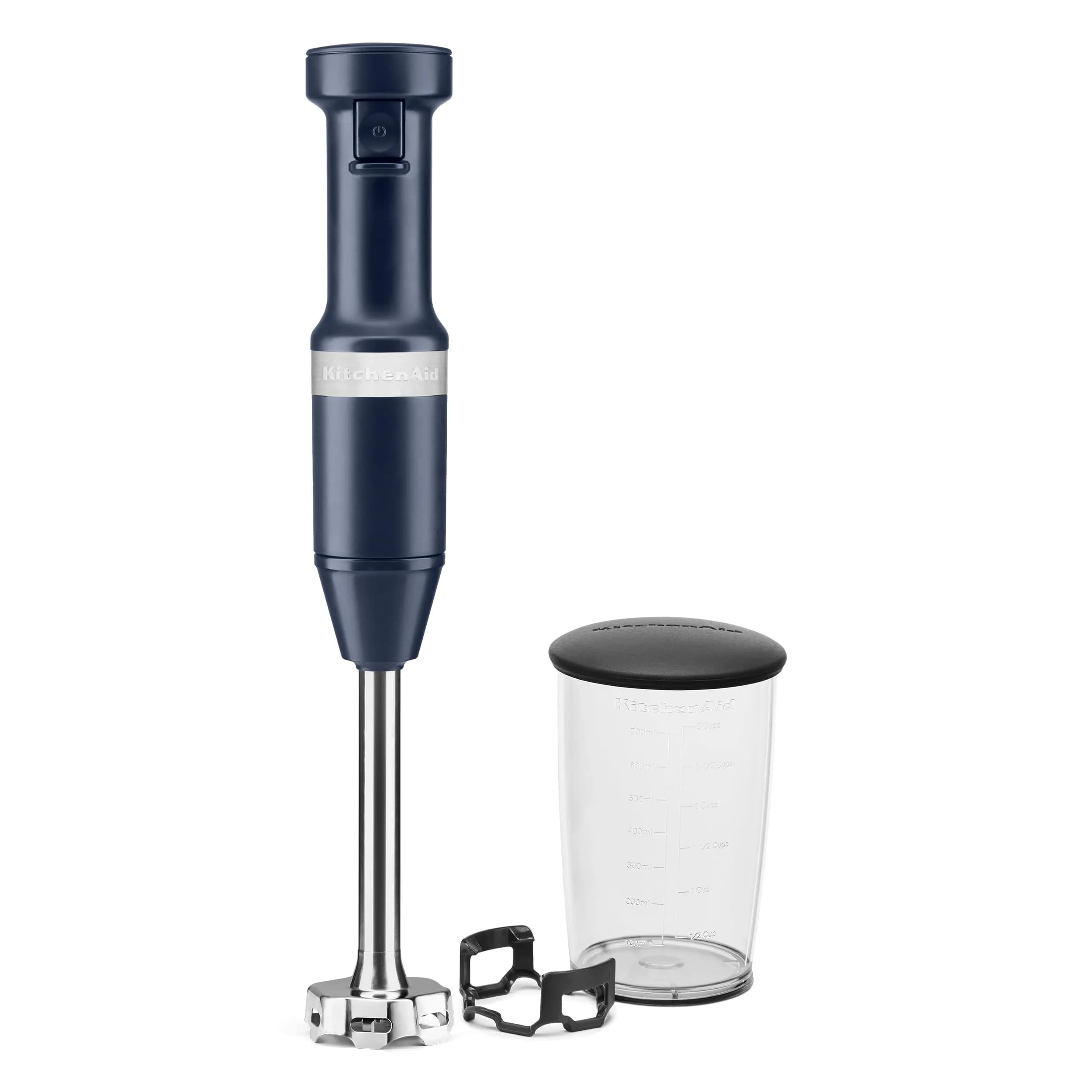 KitchenAid Variable Speed Corded Hand Blender KHBV53 Ink Blue 180W (0.26 L) | Blends Smoothies, Soups, Sauces - view 2