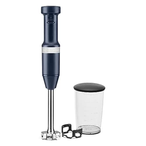 KitchenAid Variable Speed Corded Hand Blender KHBV53 Ink Blue 180W (0.26 L) | Blends Smoothies, Soups, Sauces thumbnail 2